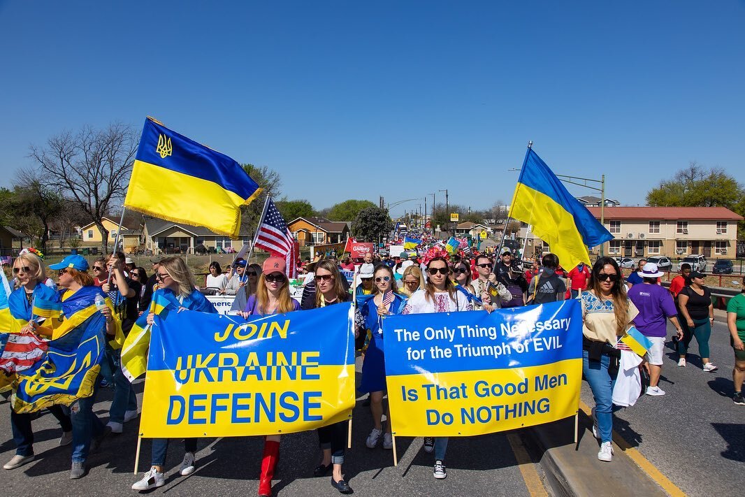 Ukrainian San Antonio is very proud to participate in this year's  Cesar E. Chavez - March for Justice! 🇺🇸

The legacy of Cesar Chavez lives on and inspires all of us to stand up and fight for what is right. Just like the people of Ukraine are figh