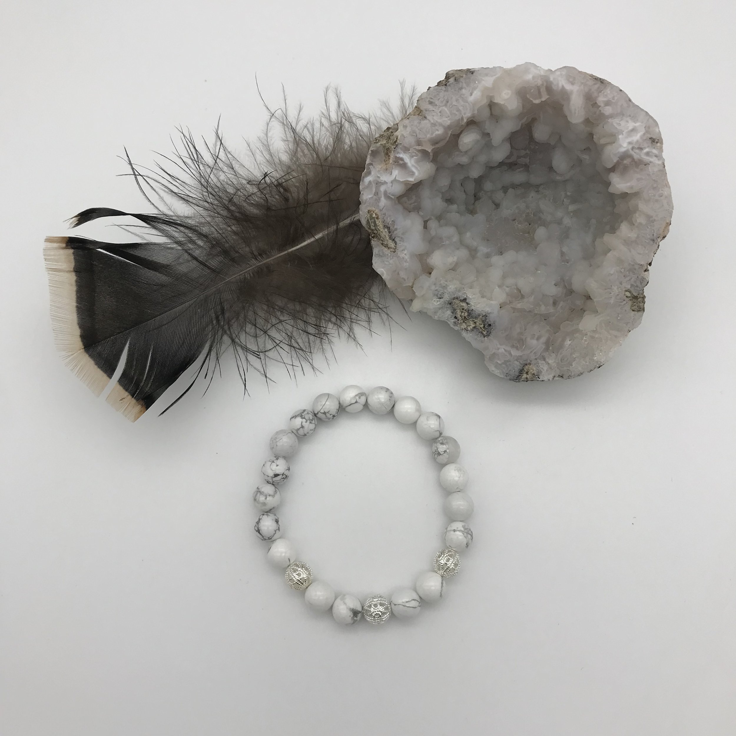 HOWLITE & STERLING BRACELET.jpg