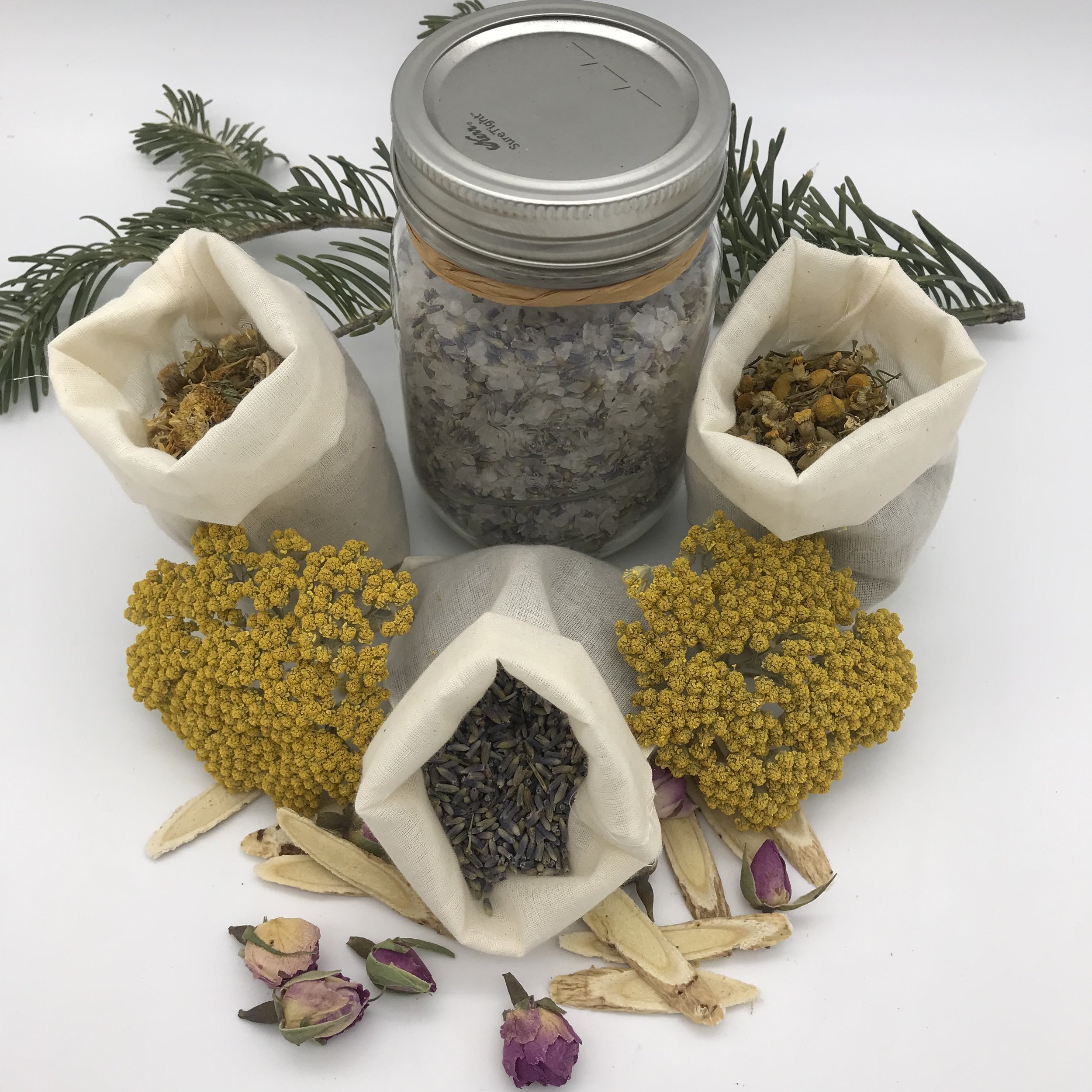 february - HERBAL bath tea bags
