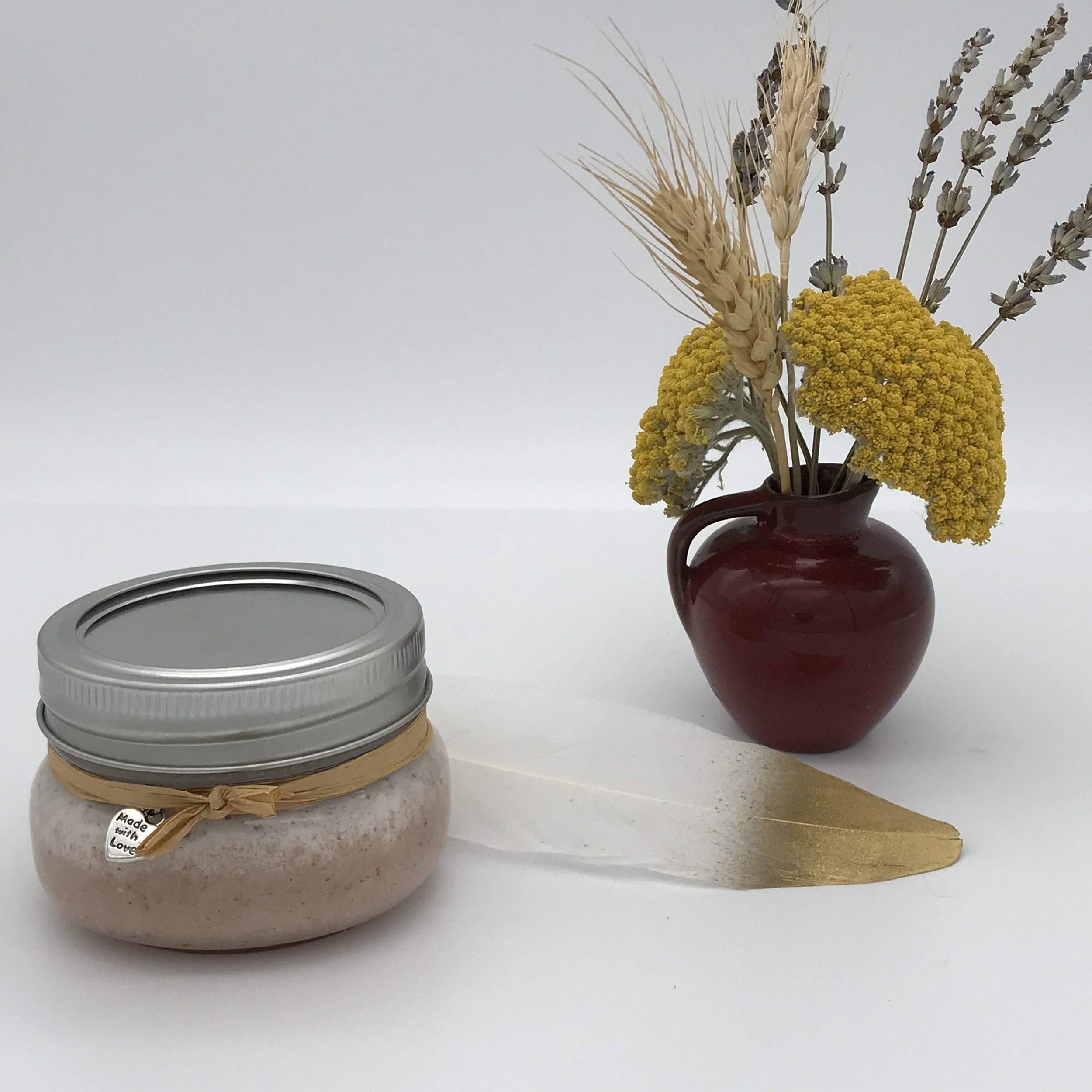 march - herbal salt scrub