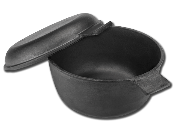 XLNT Foods Cast Iron Dutch Oven with Lid