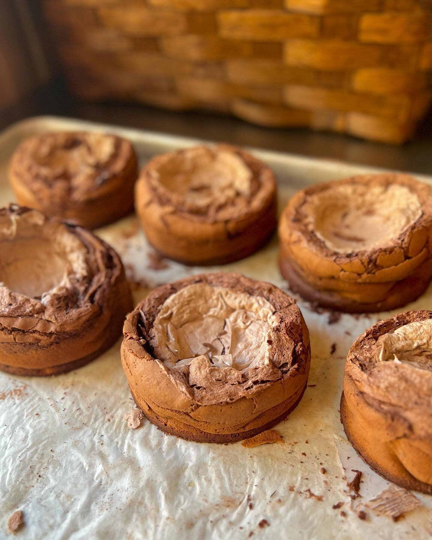 If you&rsquo;re still looking for a last-minute Passover dessert, swing by and grab one of these fresh flourless chocolate cakes made by @mindysegal herself. First come, first served, and we will have them all weekend! #xomindy