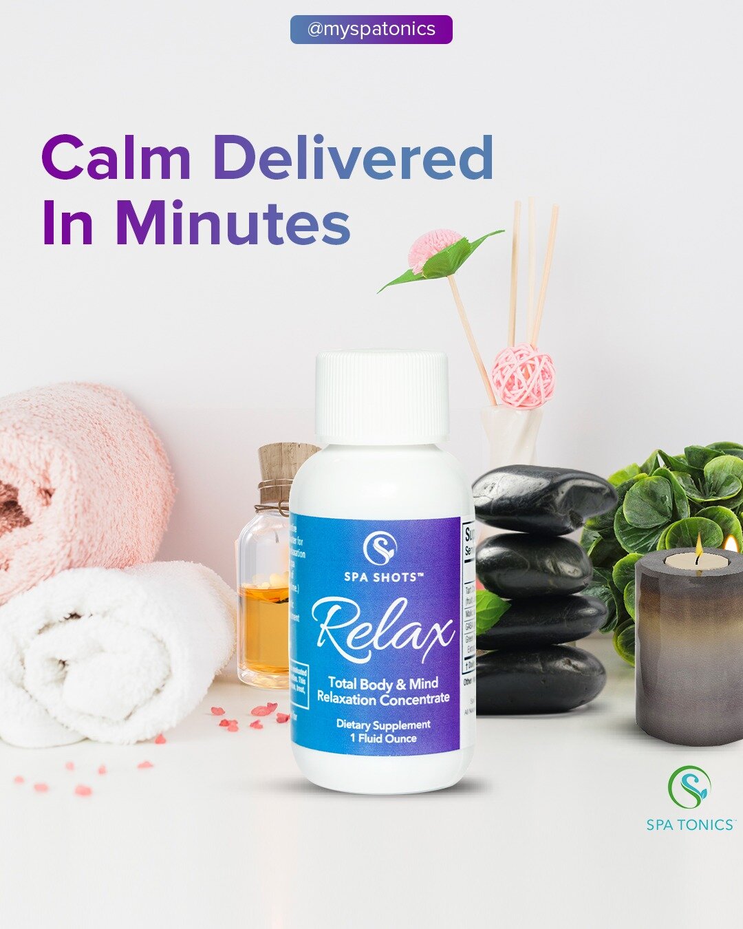 Fast-acting but long-lasting!⏰ ⁣
⁣
Commanding yourself to relax is difficult. Sometimes, no matter how hard you try to calm yourself down, your brain and body will ignore your plea for relaxation.⁣
⁣
This is especially true after a tough day at work.