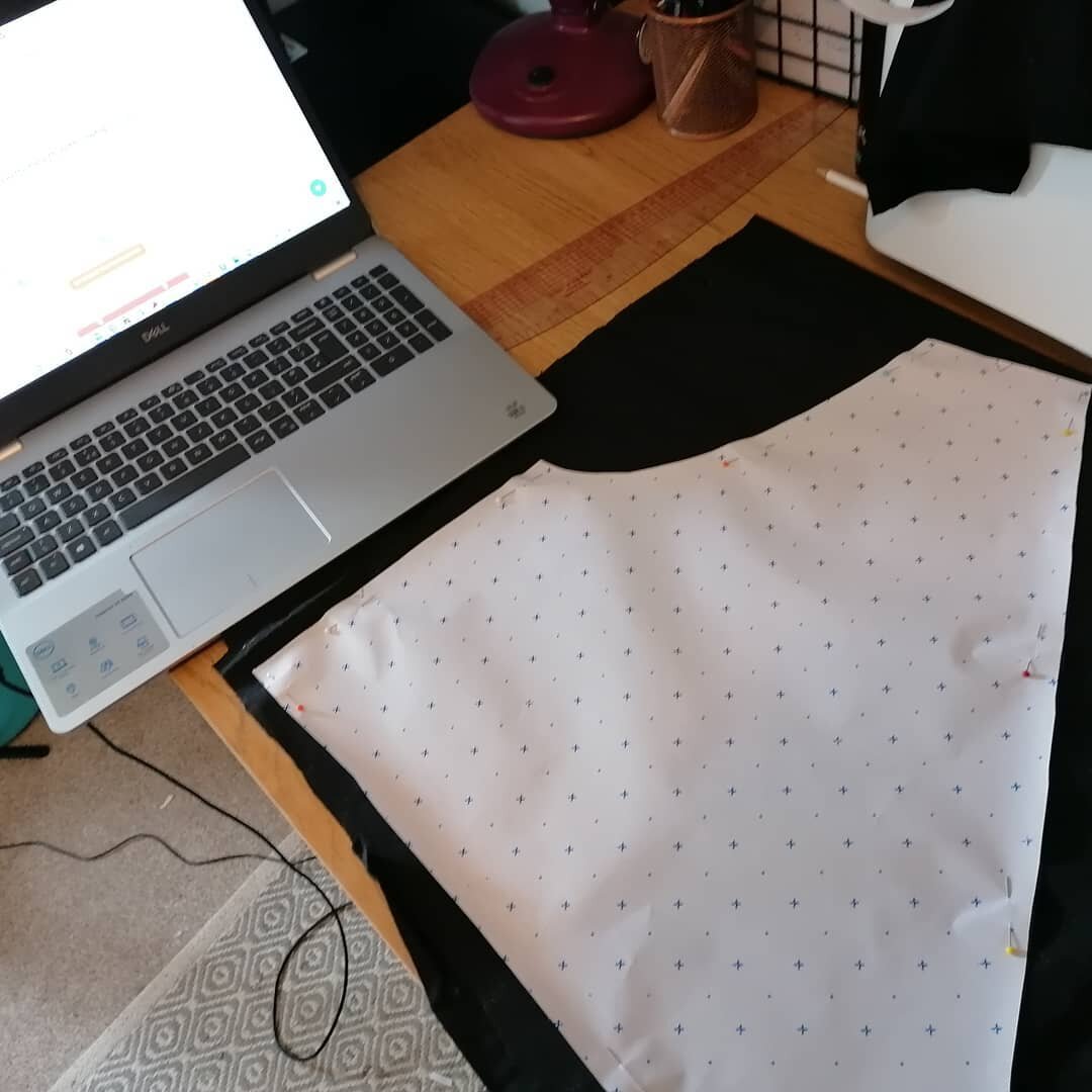 Today consists of zoom calls and sewing. What more could a girl want?

The final designs are pretty much ready, the jumpsuit is just getting a little extra love as we speak and I am hoping to introduce you to the collection this week! ❤️