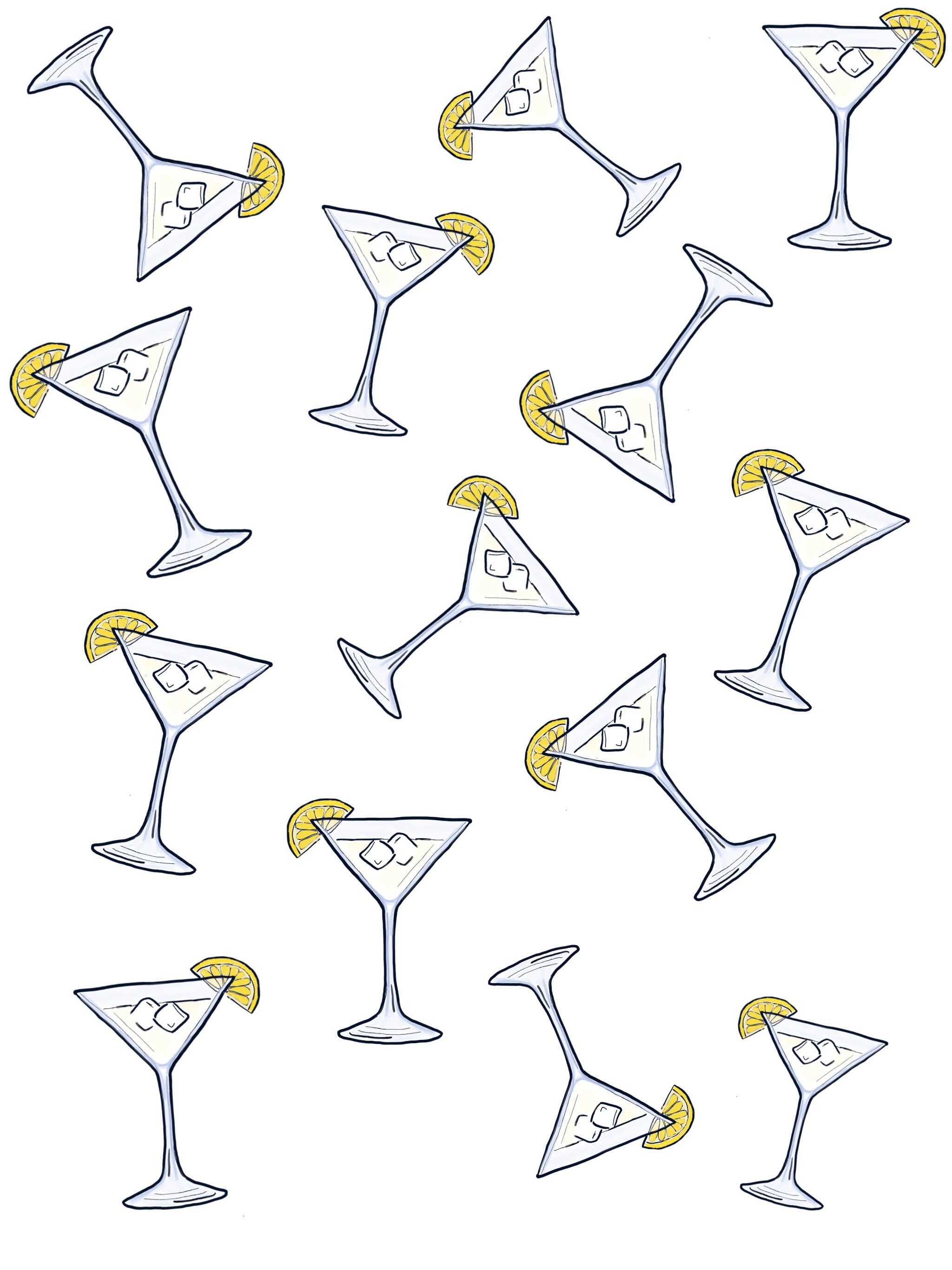 I like my martini with ice and lemon