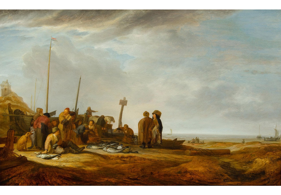 A Coastal Scene Near Zandvoort