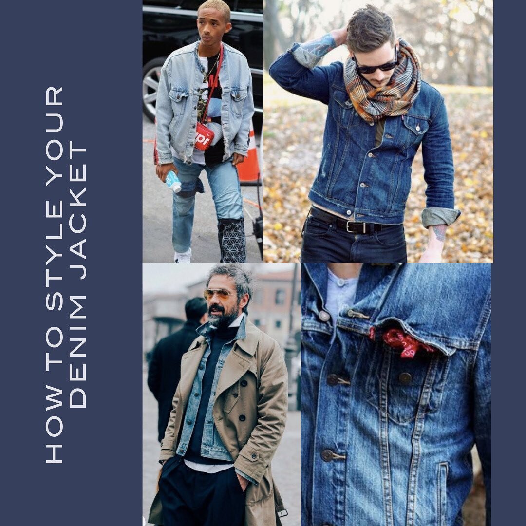 Denim Jackets are the perfect layering piece to transition into Fall. Accessorize it. Layer it. Keep it Simple. Dress it up. There are so many ways to make it your own. Check out a few suggestions here. 
.
.
.
.
#WellGuidedStyle #SustainableMenswearS