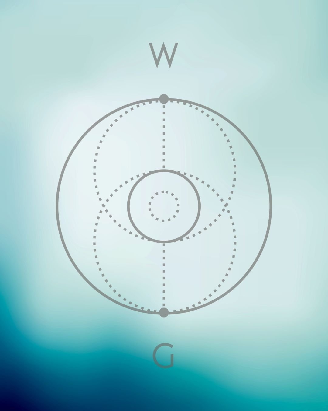 Abstract circular diagram representing clarity, structure, and alignment in communications and strategy.