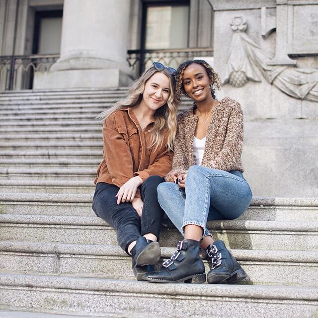 Hi everyone! There a lot more of you who have recently joined our lil&rsquo; pod community so we wanted to re-introduce ourselves ☺️ &bull;
&bull;
We are Eman and Angela! We started this podcast to celebrate the trials of your twenties, and inspire p