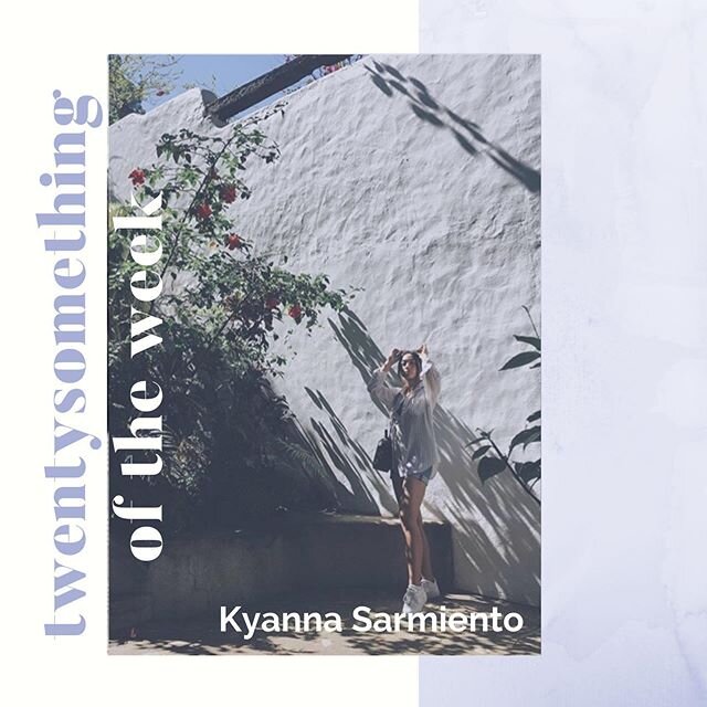 Today&rsquo;s &ldquo;Twentysomething of the week&rdquo; is @kyannasarmiento (nominated by @_sydneylau) 🤗
&bull;
&bull;
Some words from Sydney: &ldquo;Kyanna Sarmiento is one of the most driven and hardworking girls that I have ever come across. She 