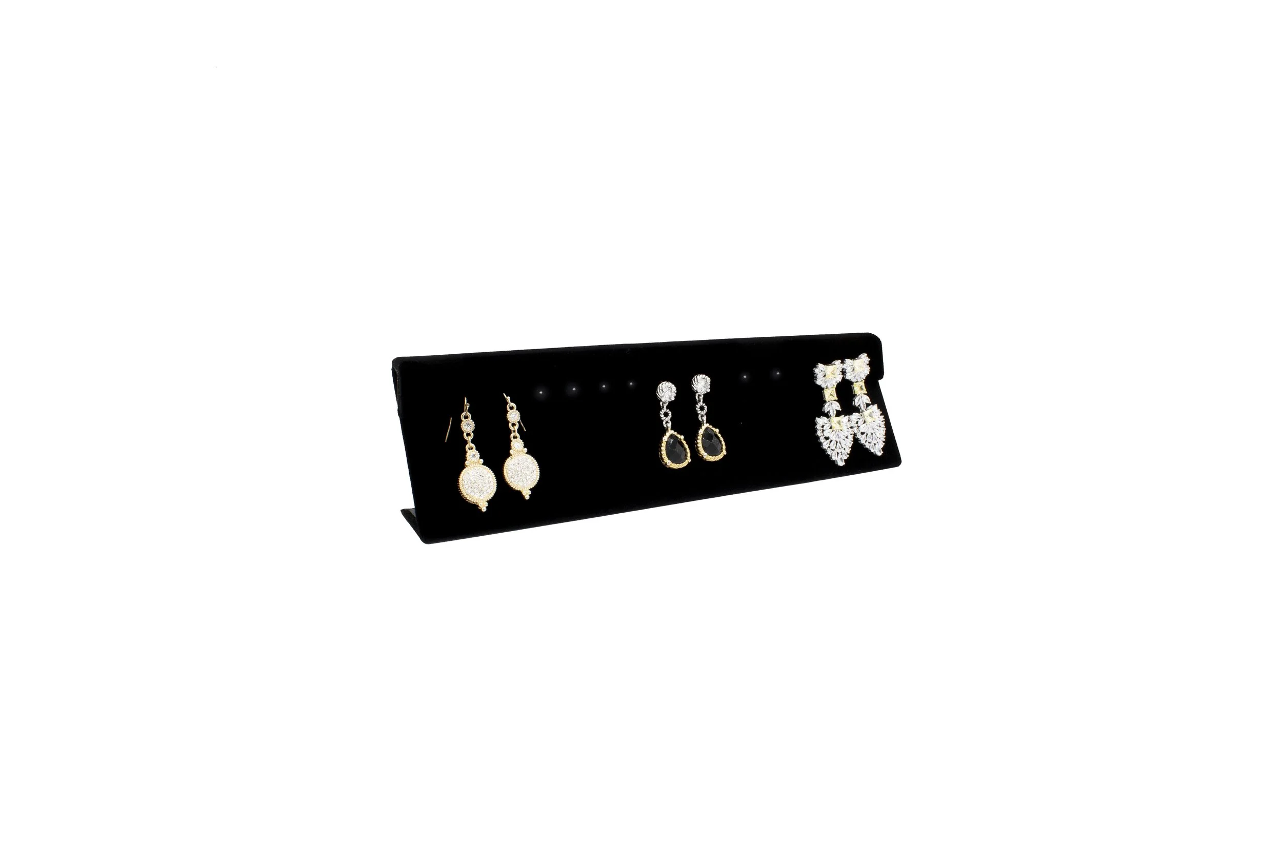 Velveteen Foldover MultiEarring Display — Jewelry Display of New York