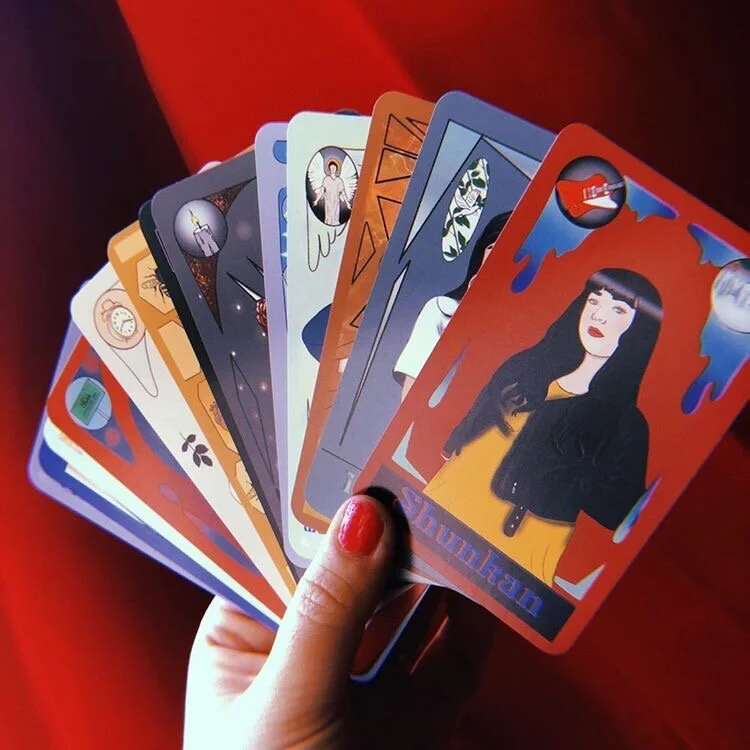 Tarot Card Set for the band Shunkan