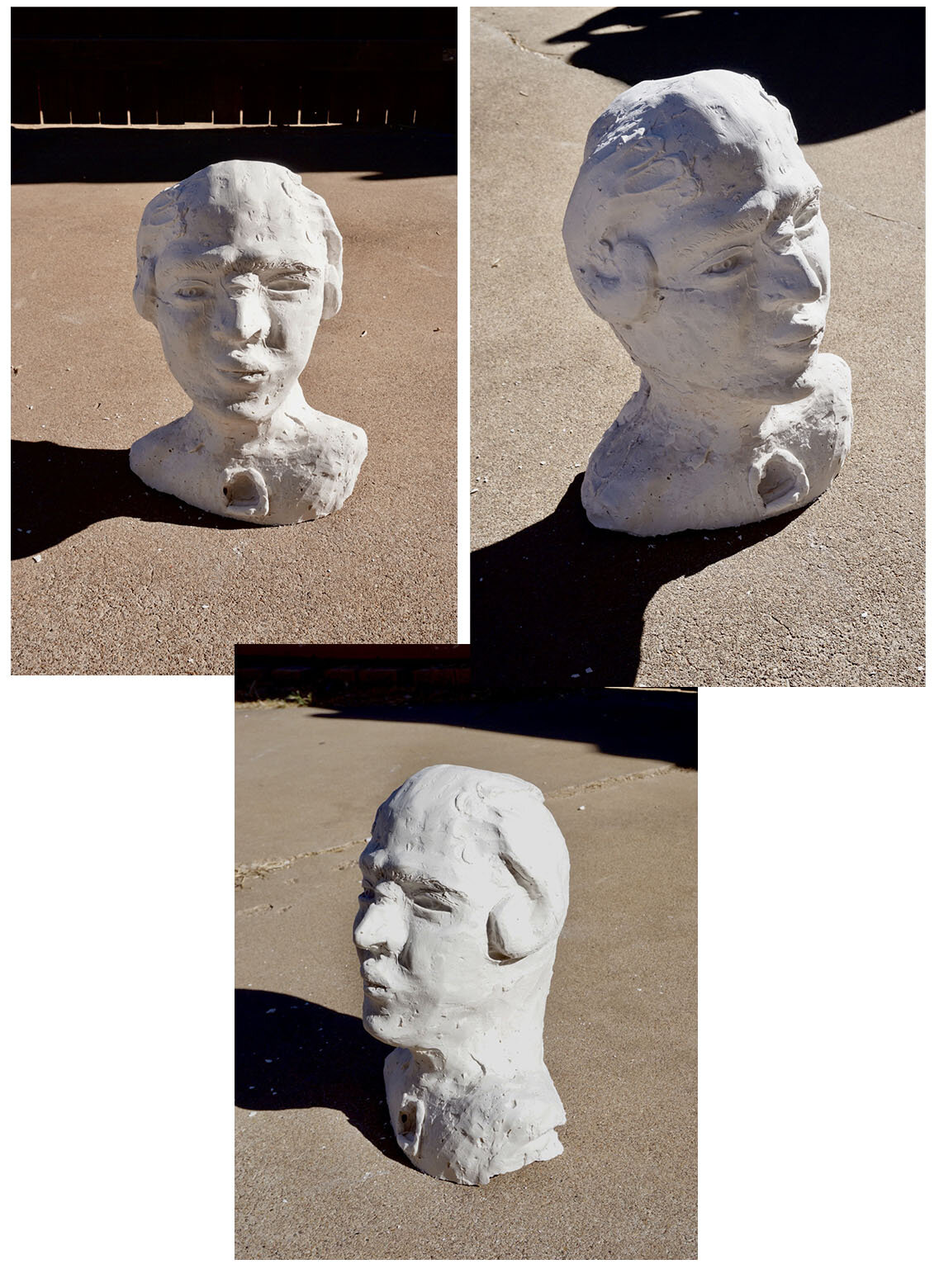 Aries (A Room in the Body), plaster, 2020