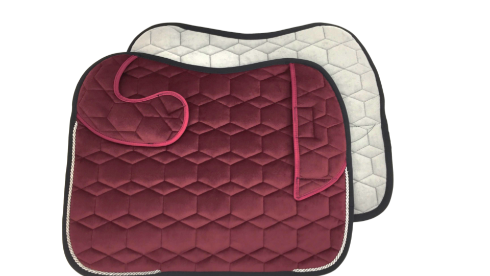 Design your Mattes VELVET QUILT Square Pad, Custom Color Combo (no lining)