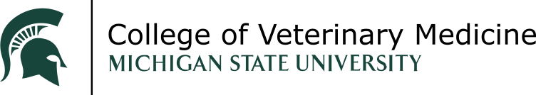 Michigan State University logo with a Spartan helmet icon and text.