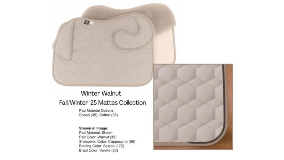 Winter Walnut TWO PART CUSTOM EQ PAD - Fall/Winter '25 Mattes Collection