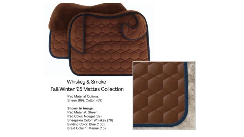Whiskey & Smoke TWO PART CUSTOM EQ PAD - Fall/Winter '25 Mattes Collection