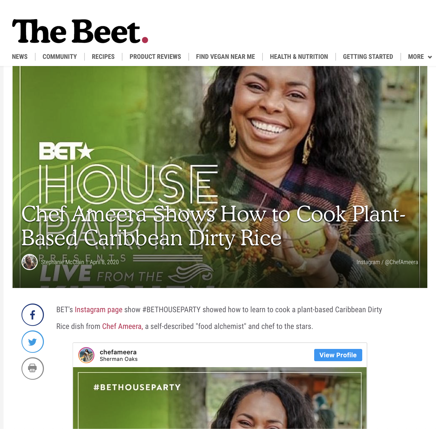 The Beet, 2020