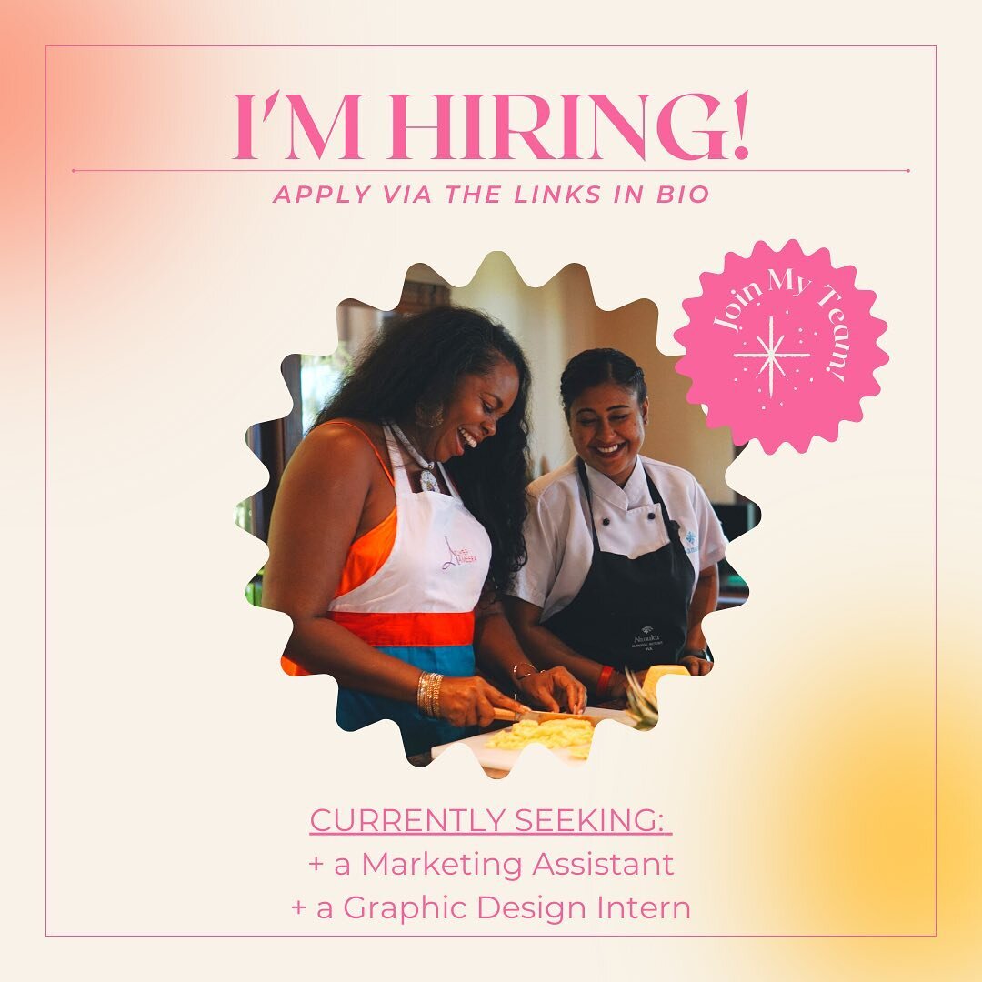 Guess who&rsquo;s #hiring&hellip;ME! I&rsquo;m expanding and am seeking to add key roles to my team. I am hiring for two roles: 
+ a Marketing Assistant
+ a Graphic Design Intern 

Do you have the maturity, sense of urgency, experience, and detail or