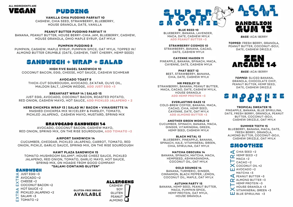 Beet Jar Ohio City menu