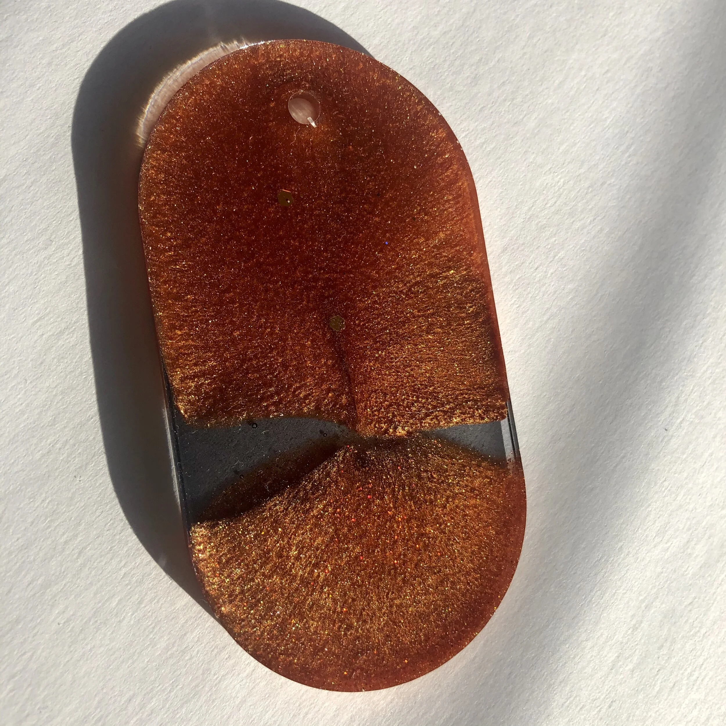 Whimsy Tags Necklace: copper and black, 3 options