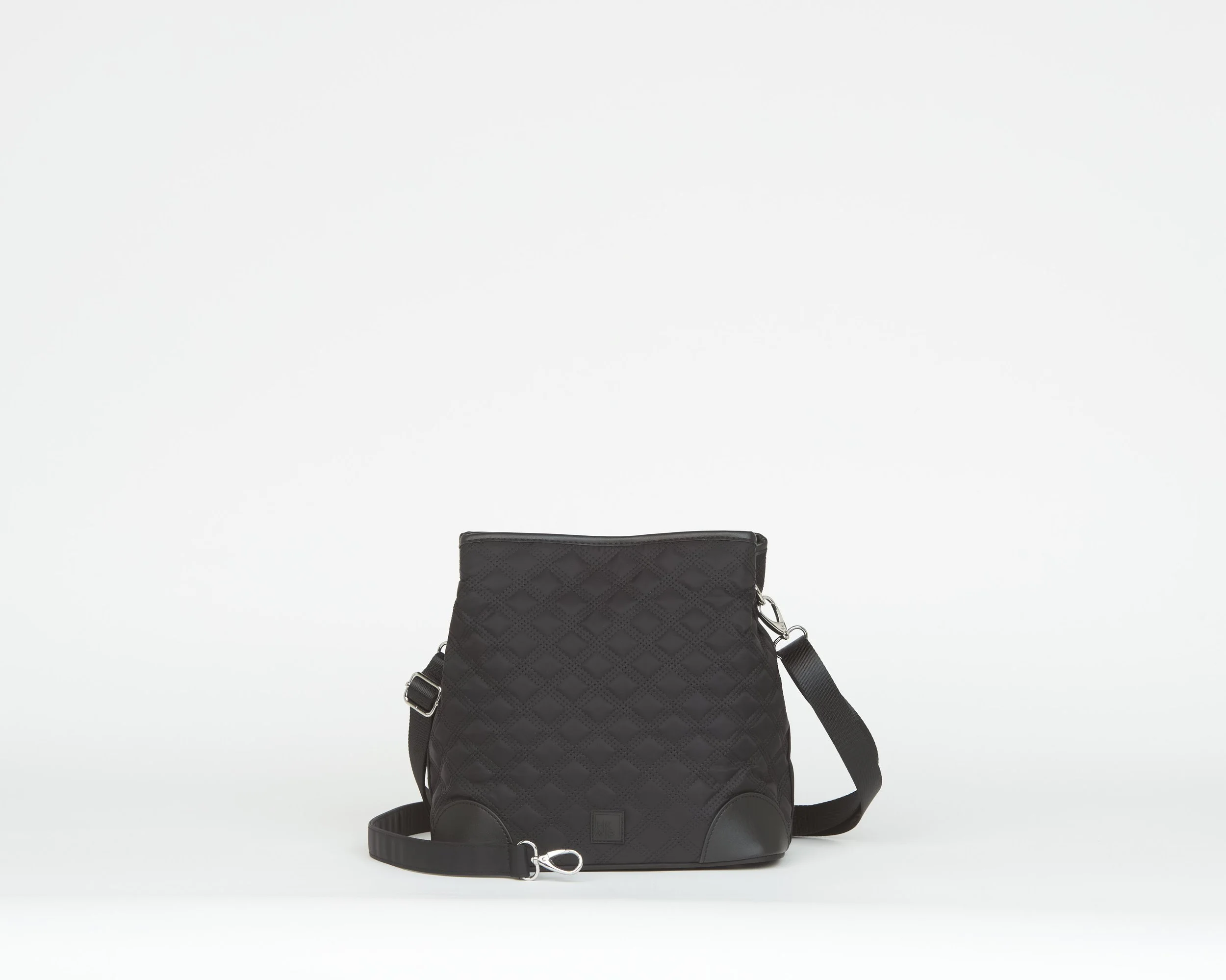 THE CINCH IN A PINCH BUCKET BAG WITH 2 STRAPS - BLACK