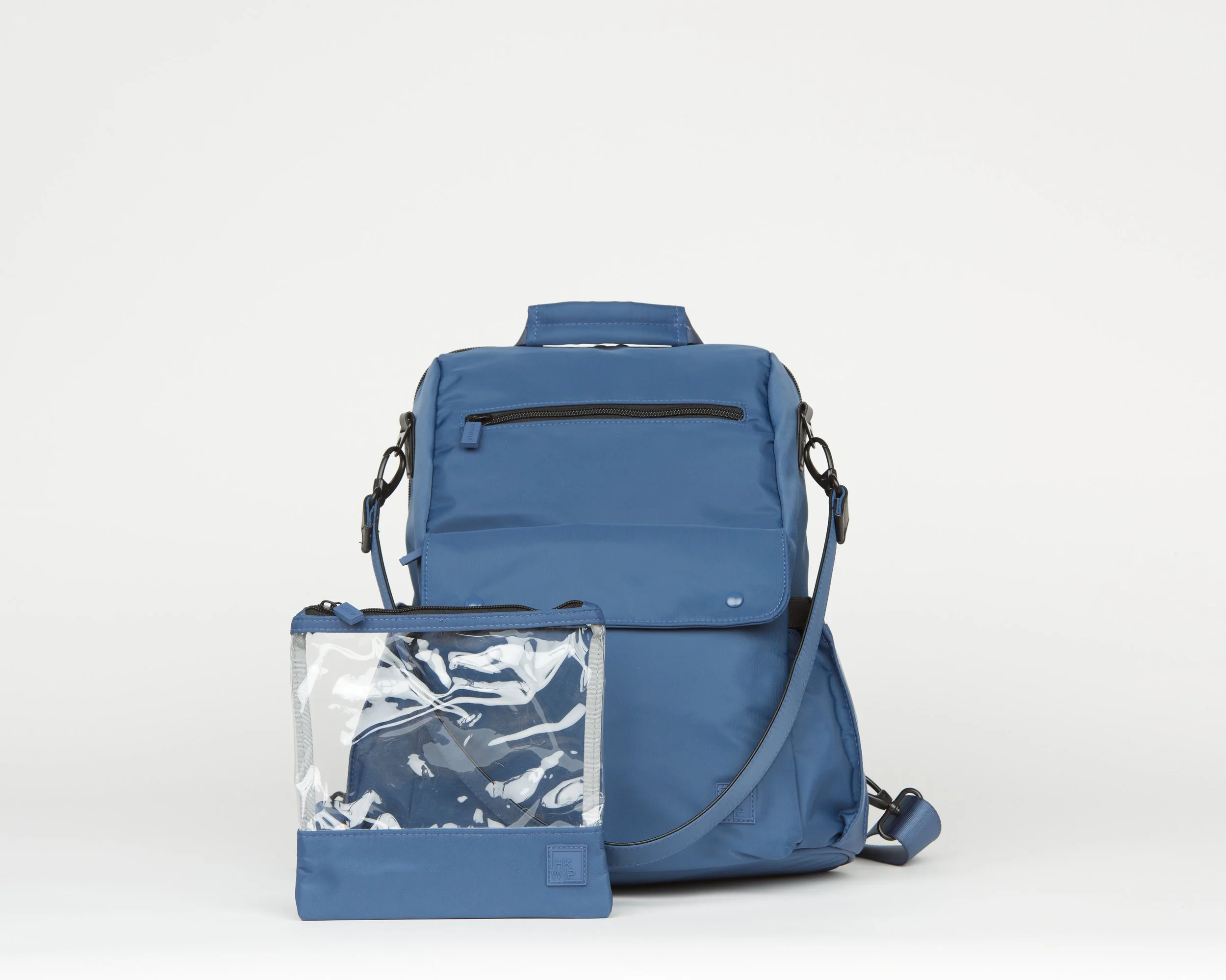 THE EXCELSIOR CONVERTIBLE BACKPACK W/ REMOVABLE POUCH - VINTAGE NAVY