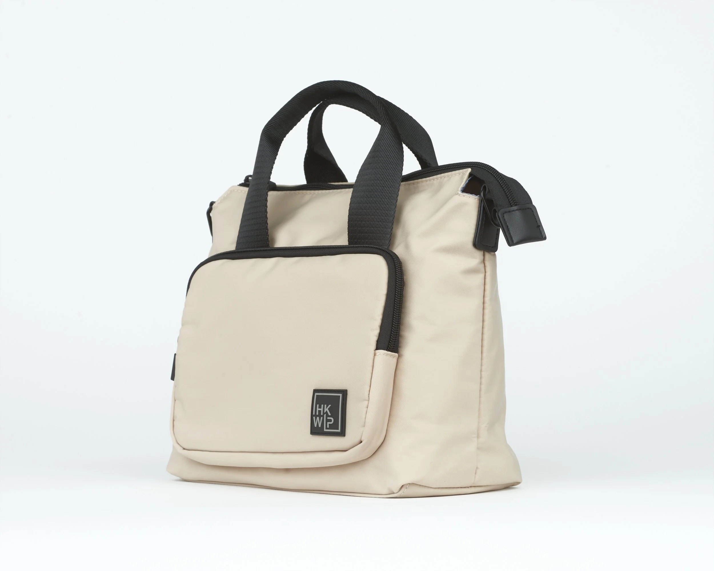THE MINI TOTE WITH CROSSBODY STRAP SAND — IHKWIP