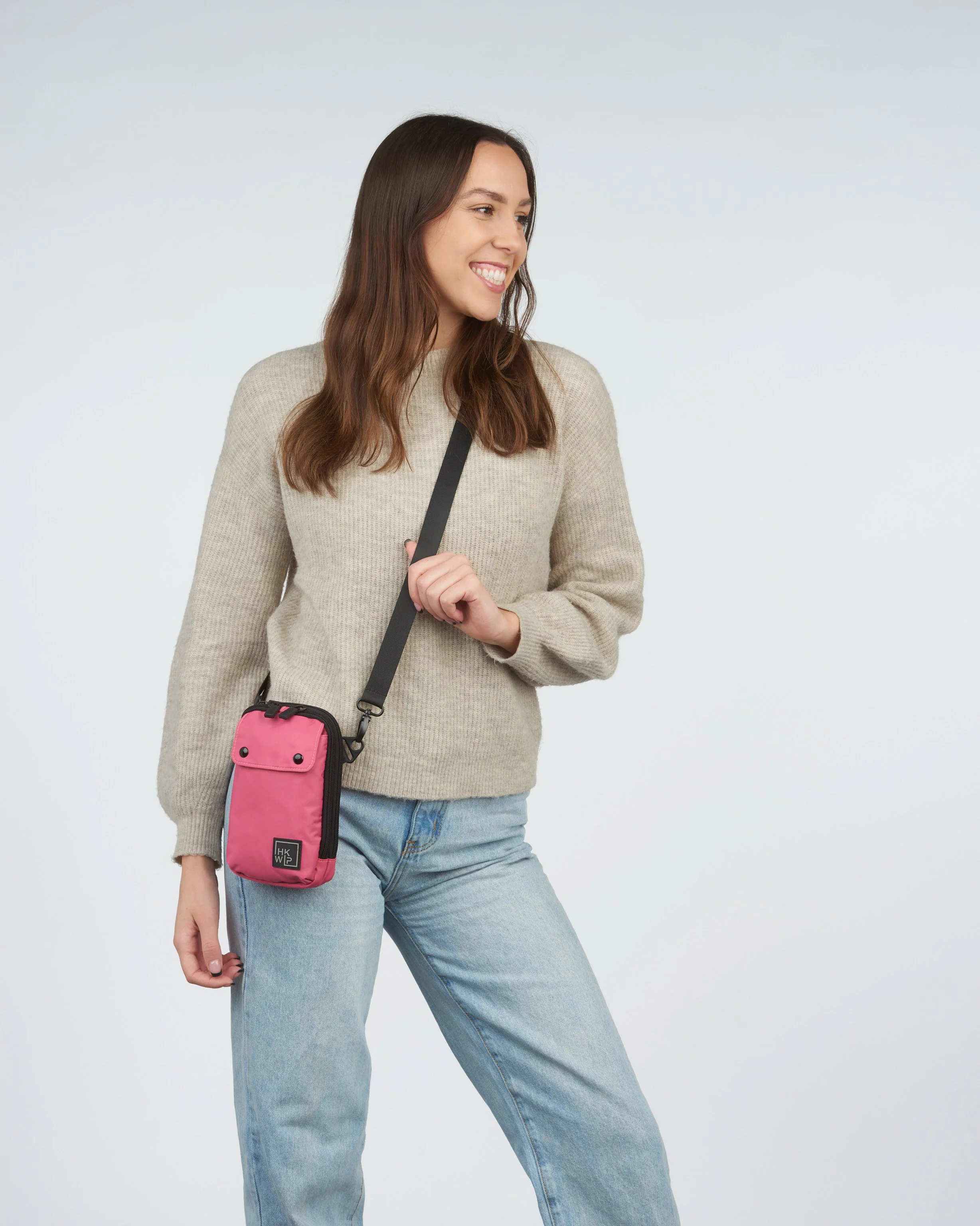 THE XL EVERYDAY ESSENTIALS CROSSBODY WITH 2 STRAPS FADED INDIGO — IHKWIP