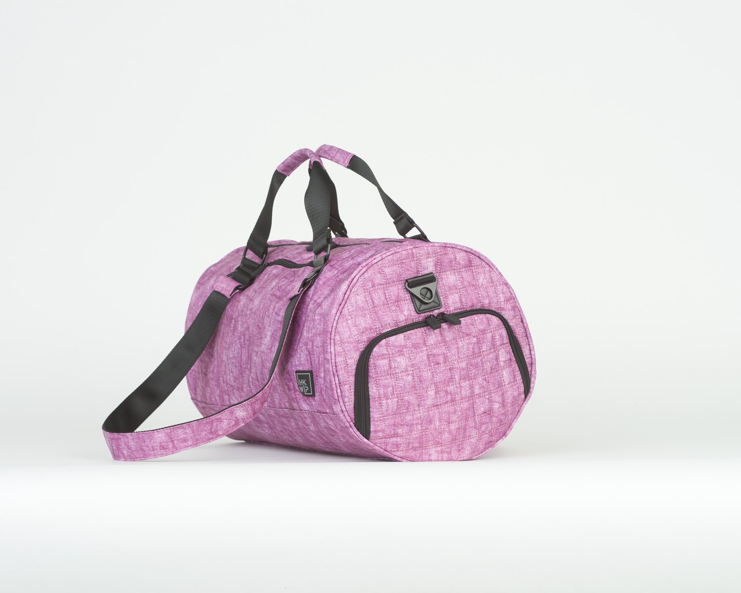 VICTORIA'S SECRET Quilted Duffle Pink Logo Zipper Travel Carry On Weekender  Bag
