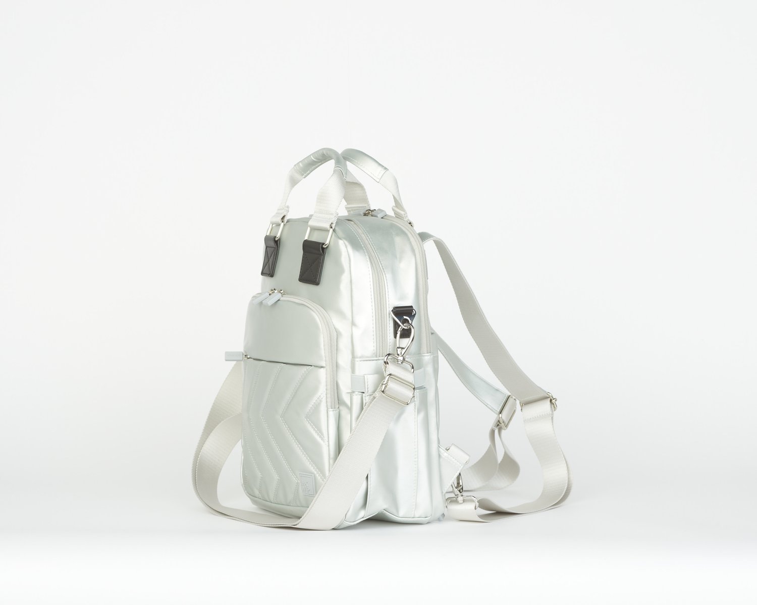 Charles & Keith - Women's Koi Chain Handle Shoulder Bag, White, S