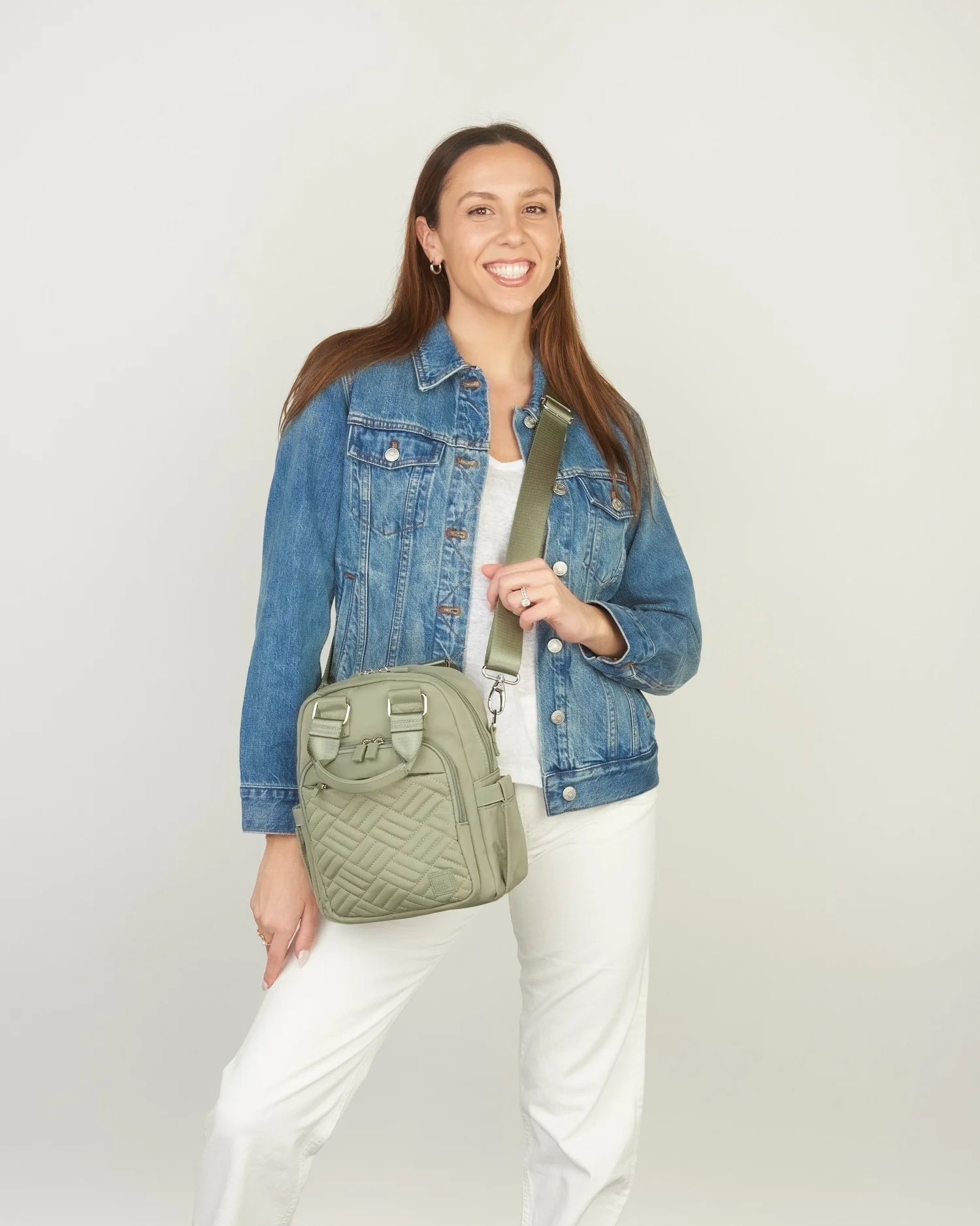 Zigzag Cloth Handbag