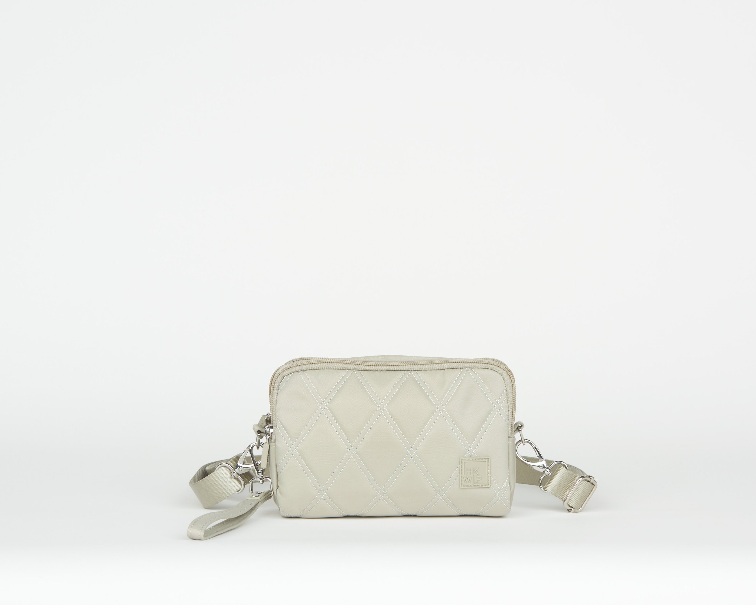 THE CAN'T STOP WEARING IT WRISTLET CROSSBODY - CASHMERE GREIGE