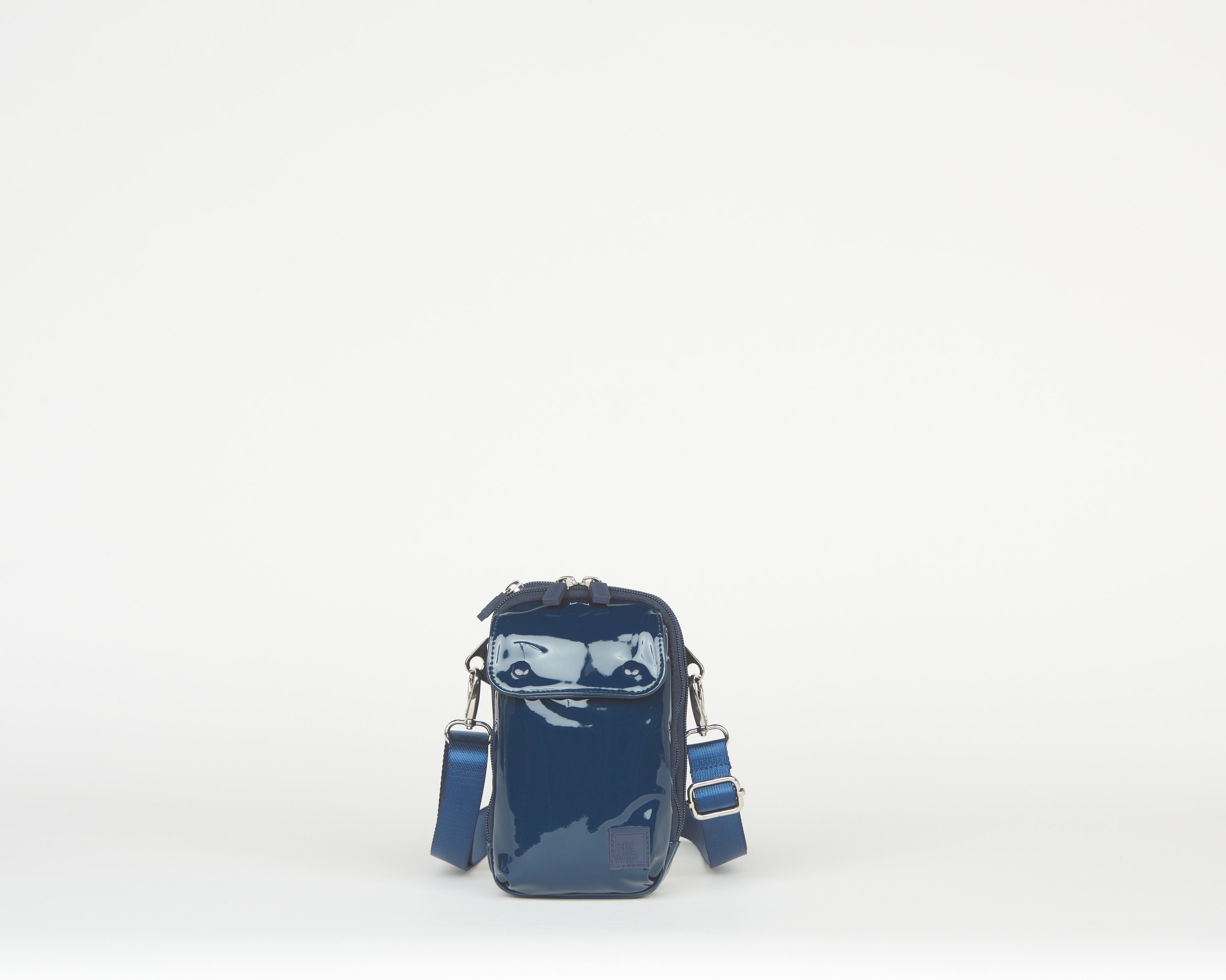 THE PATENT EVERYDAY ESSENTIALS CROSSBODY - NAVY