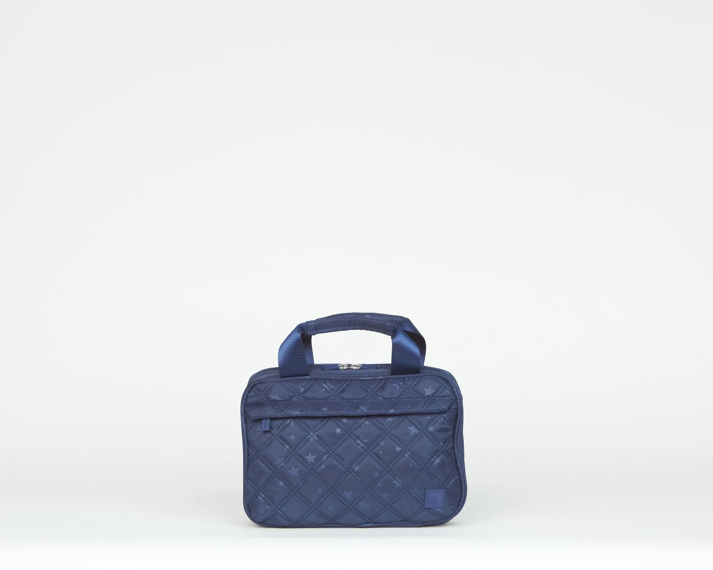 THE QUILTED CATCH IT ALL COSMETIC HANGING ORGANIZER 2.0 - NAVY STAR