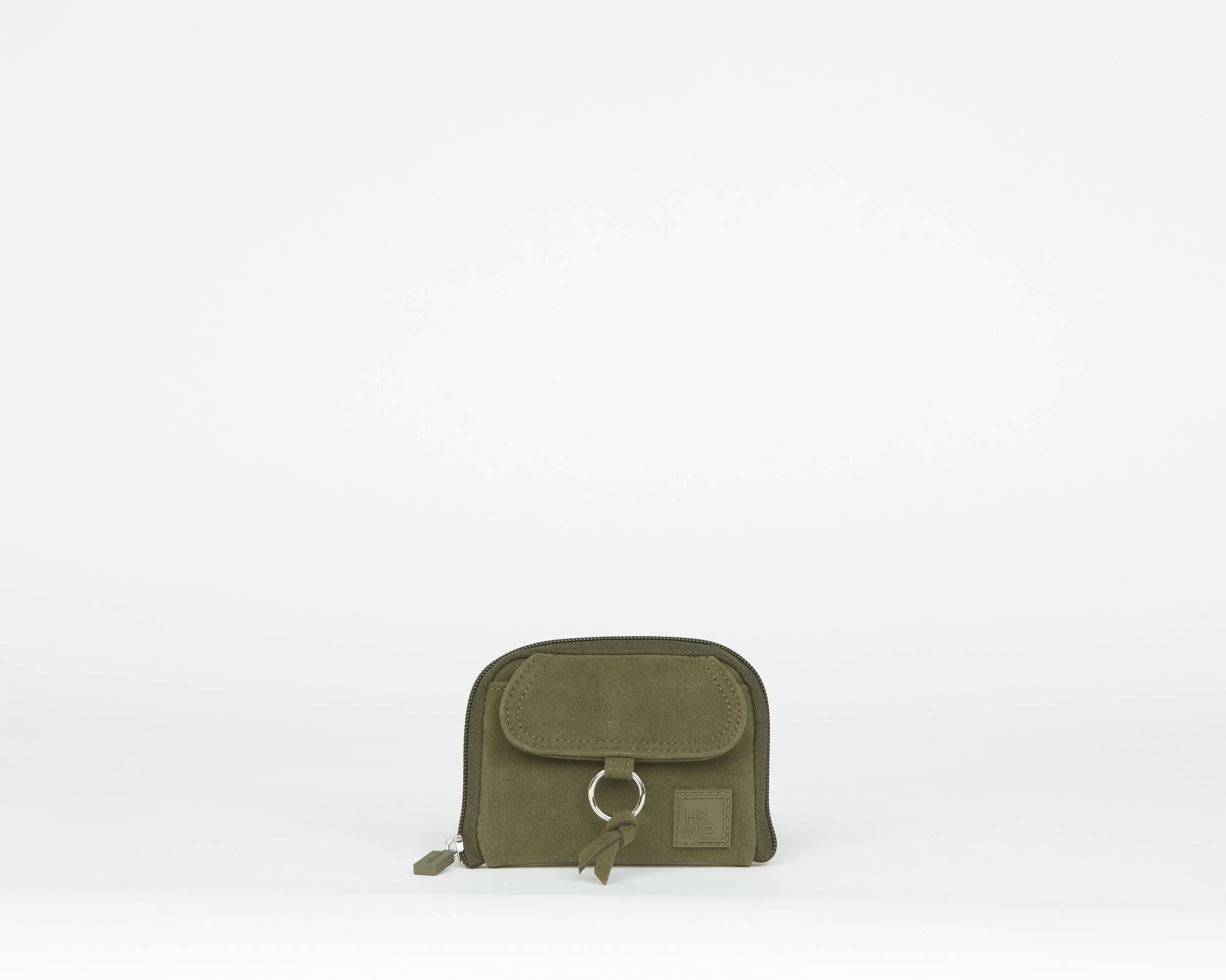 THE STELLAR RFID WALLET - OLIVE SUEDE