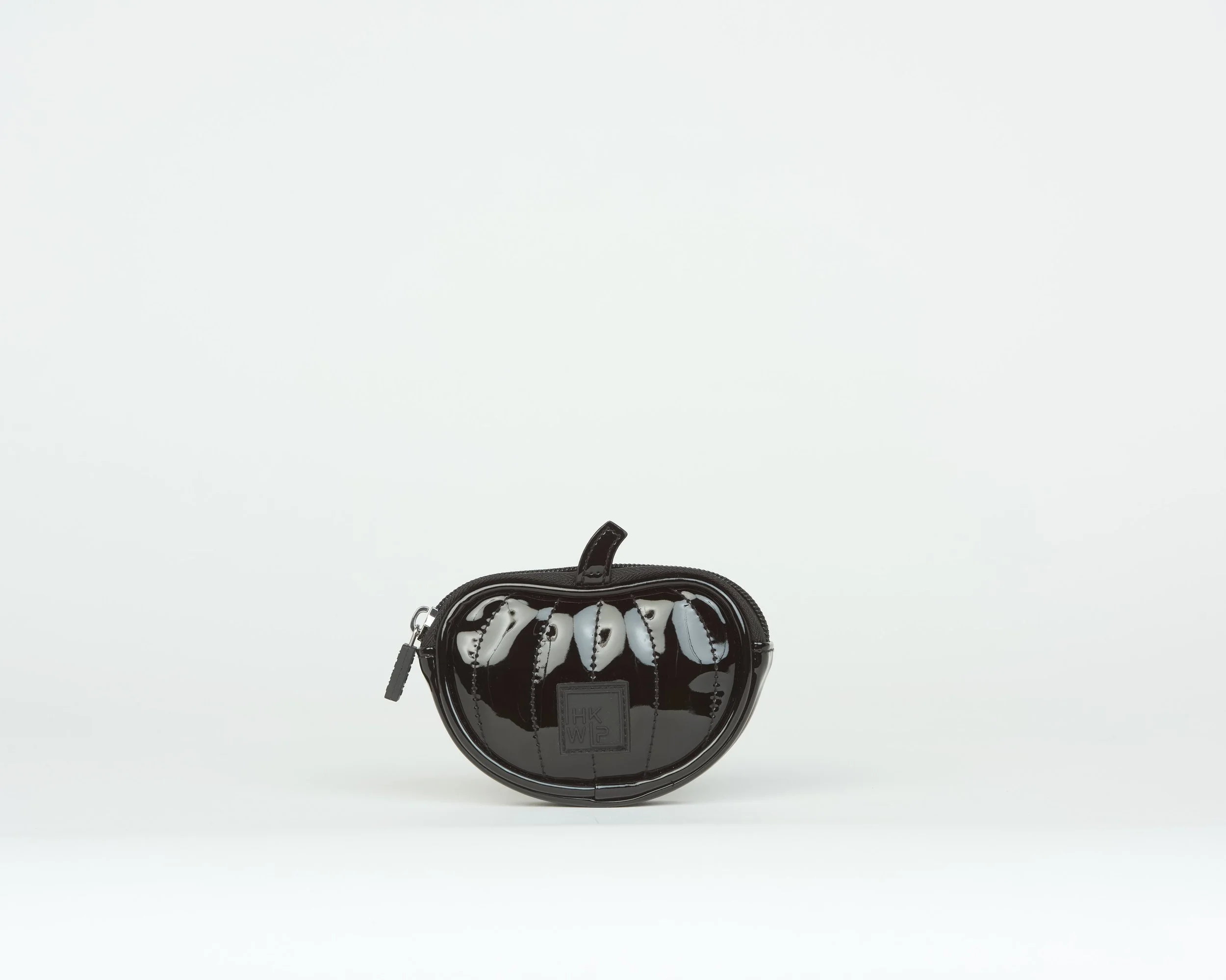 THE PERMISSION TO PUMPKIN RFID POUCH - PATENT BLACK