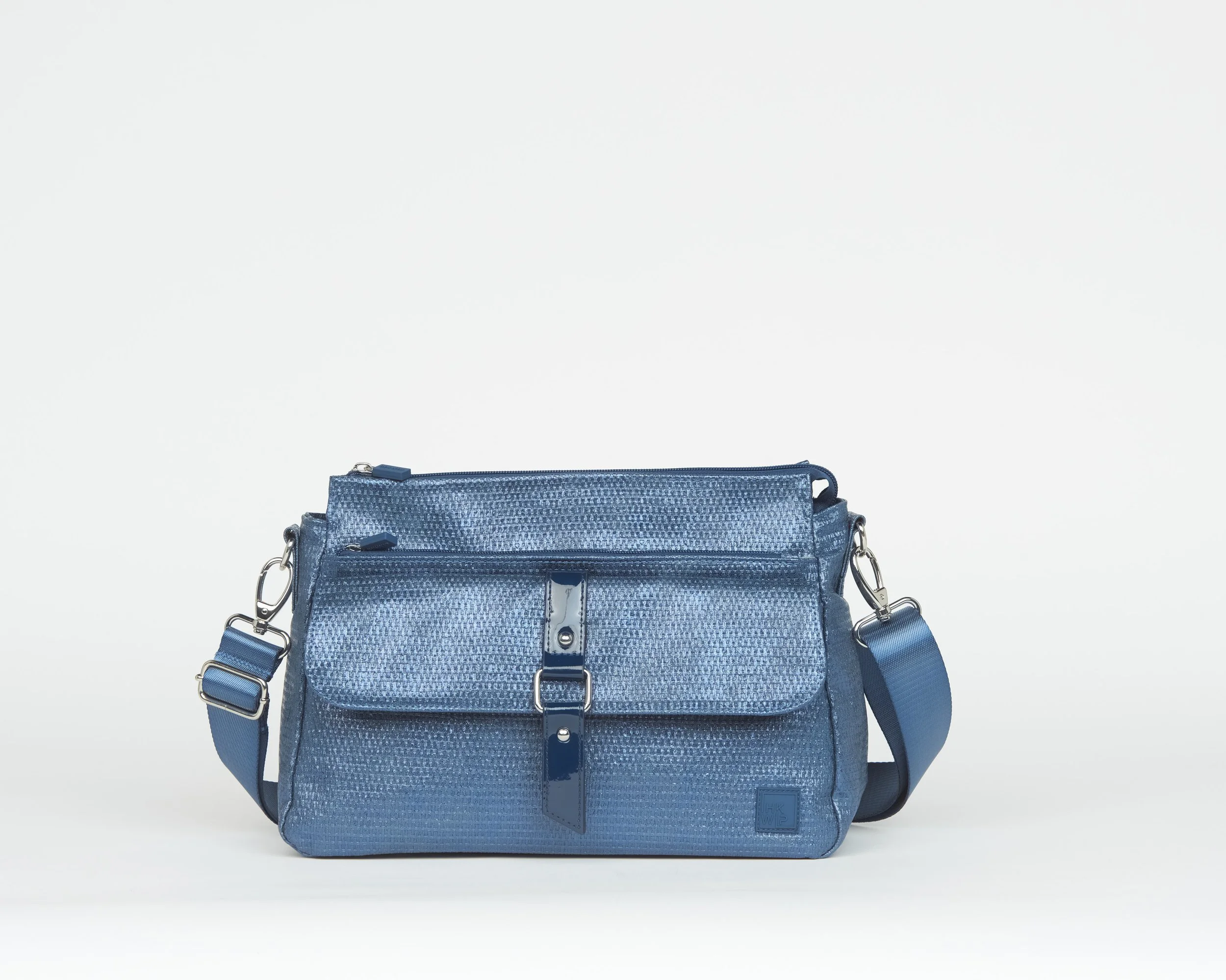 THE LUXE INTENTION E/W CROSSBODY BAG - MIDNIGHT WOVEN