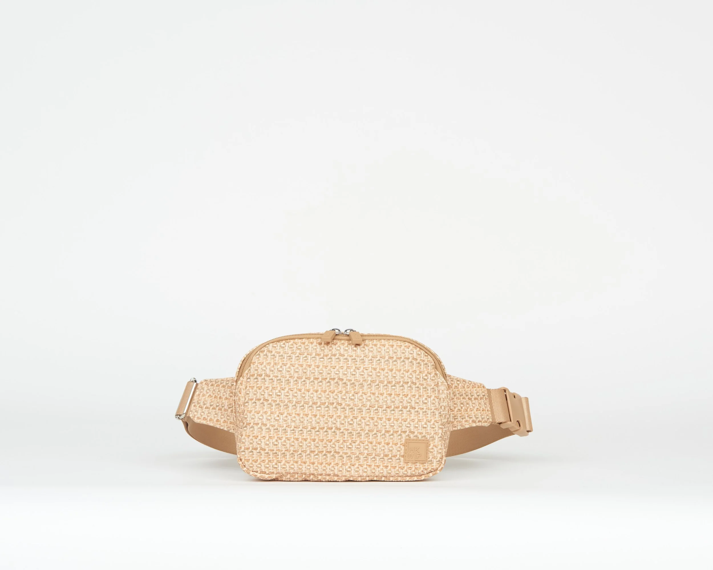 THE DAILY CONVERTIBLE BELT BAG SLING CROSSBODY - RAFFIA
