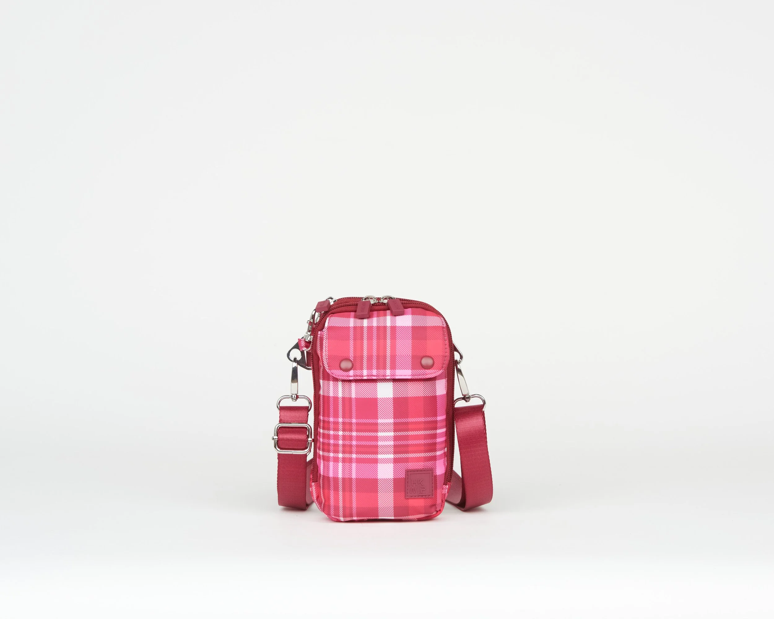 THE EXCELSIOR ANTI-THEFT EVERYDAY ESSENTIALS CROSSBODY - BERRY PLAID