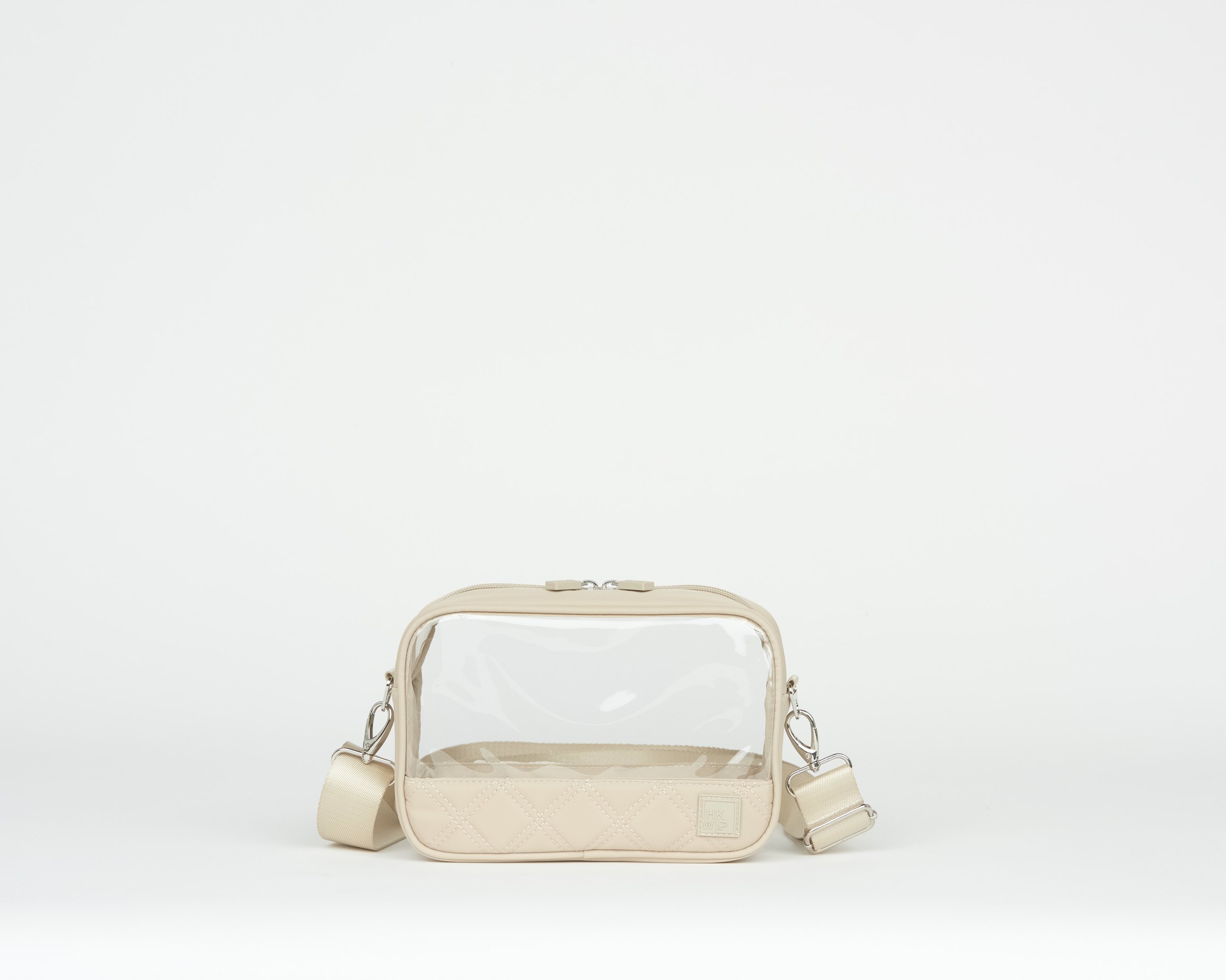 THE CRYSTAL CLEAR CROSSBODY - SAND
