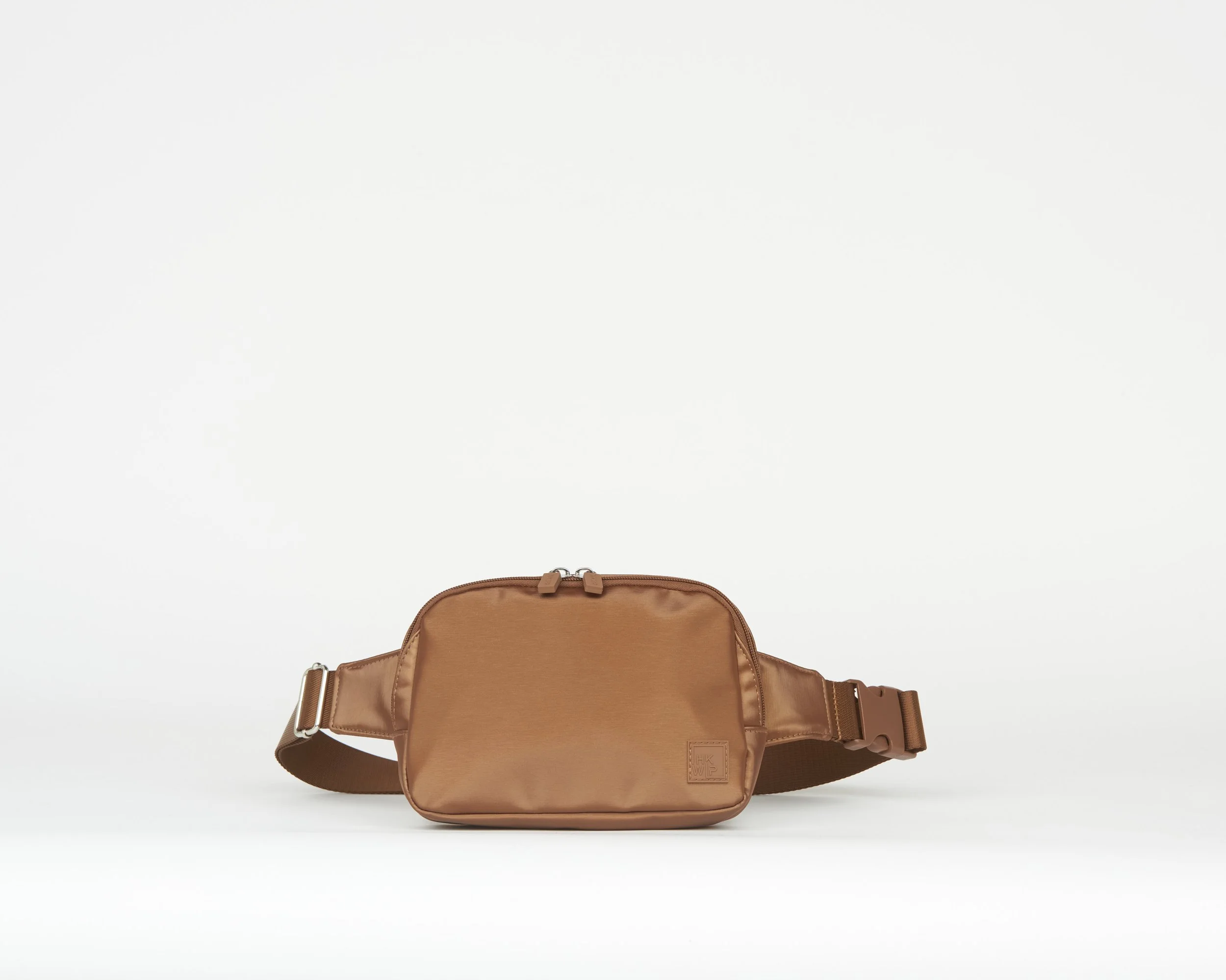 THE DAILY CONVERTIBLE BELT BAG SLING CROSSBODY - METALLIC MOCHA