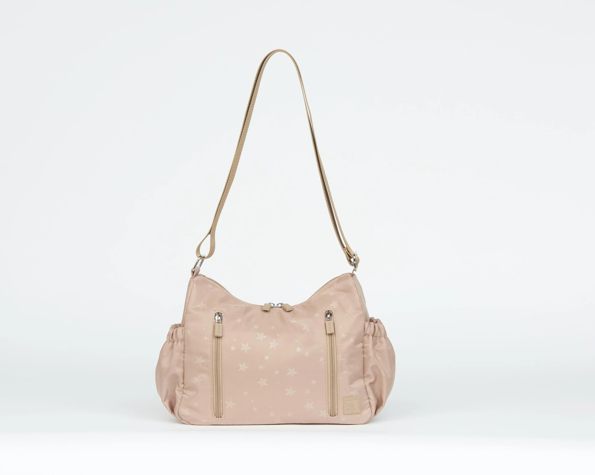 THE TRANSIT CONVERTIBLE SHOULDER CROSSBODY - TAN STAR