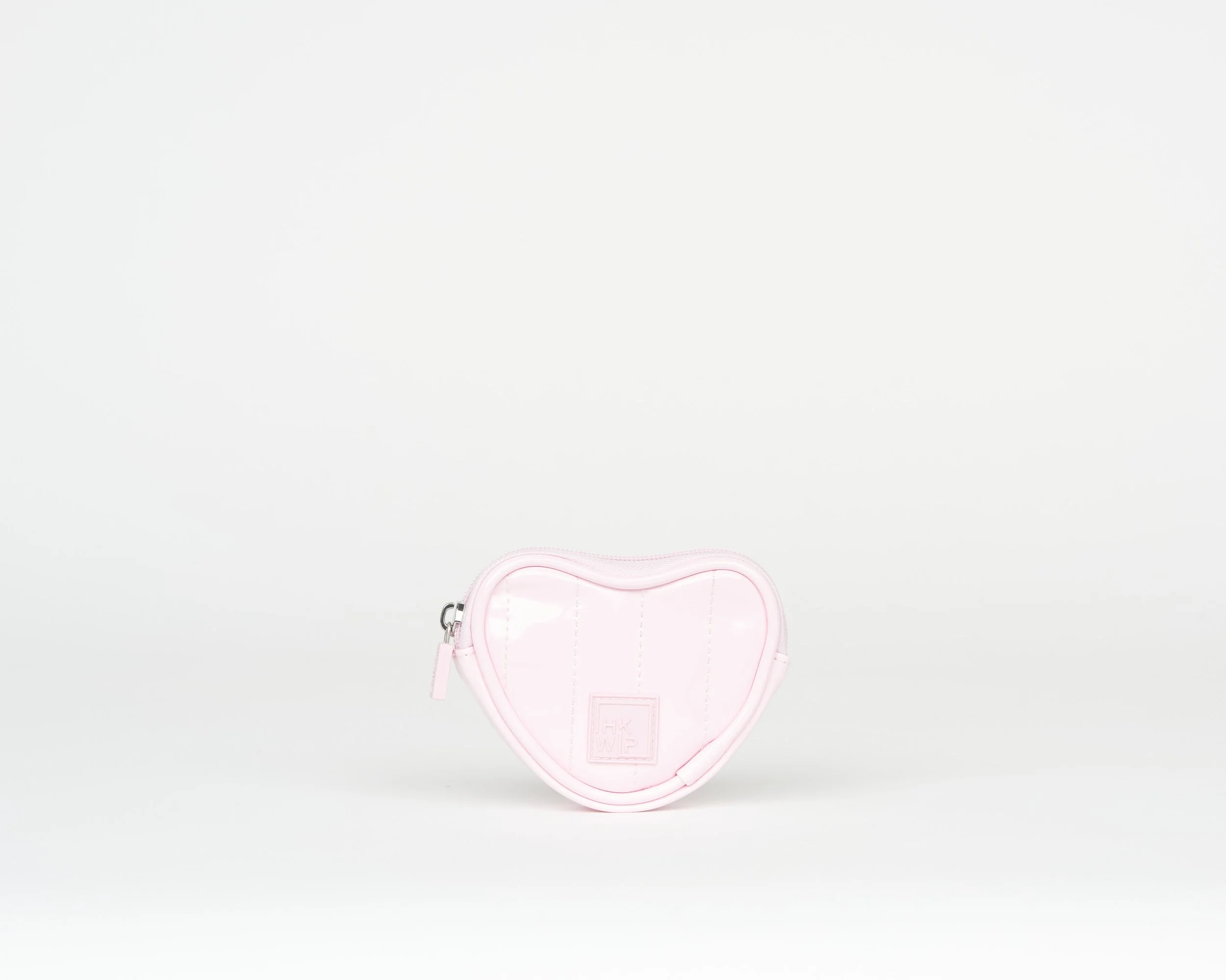 THE BE MY VALENTINE HEART POUCH - PATENT PINK