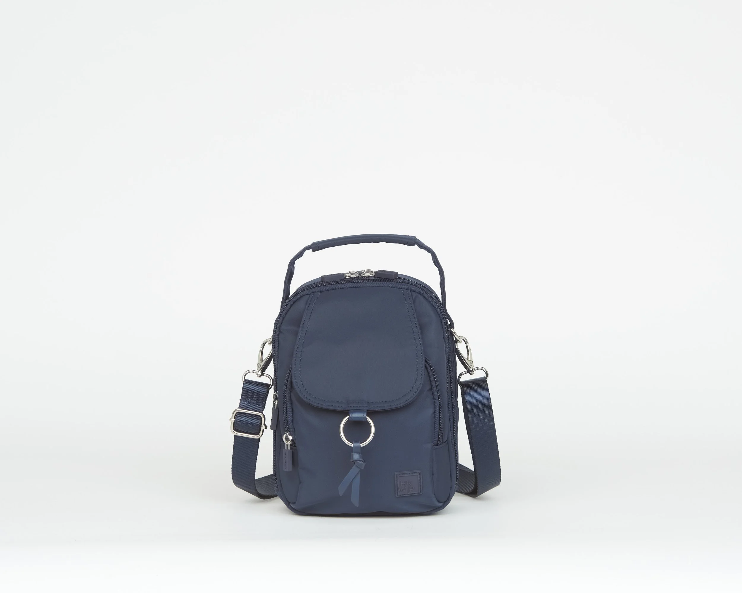 THE XL STELLAR NORTH/SOUTH CROSSBODY W/ TOP HANDLE - INK NAVY