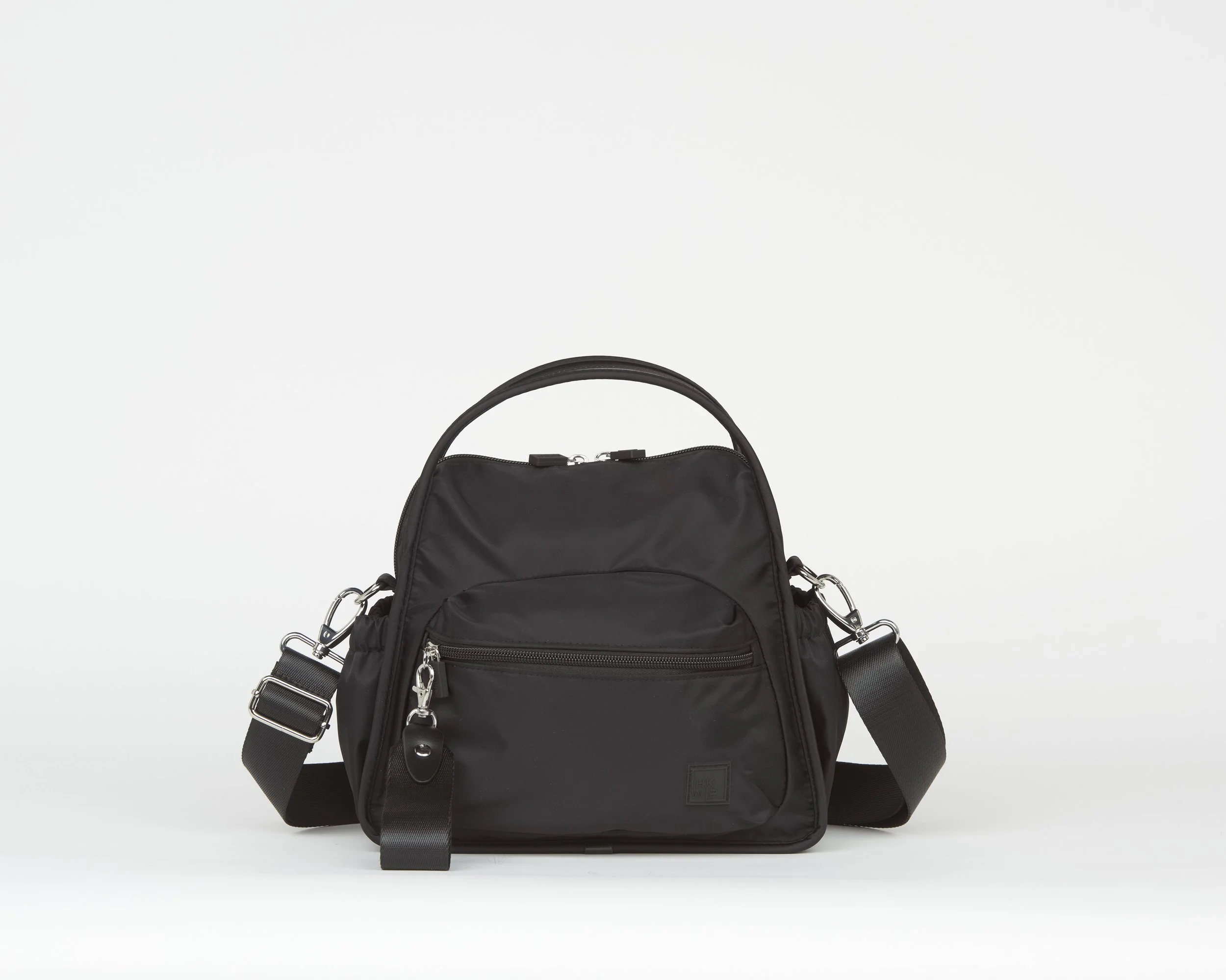 THE ARCHITECT CROSSBODY WITH TOP HANDLES - BLACK
