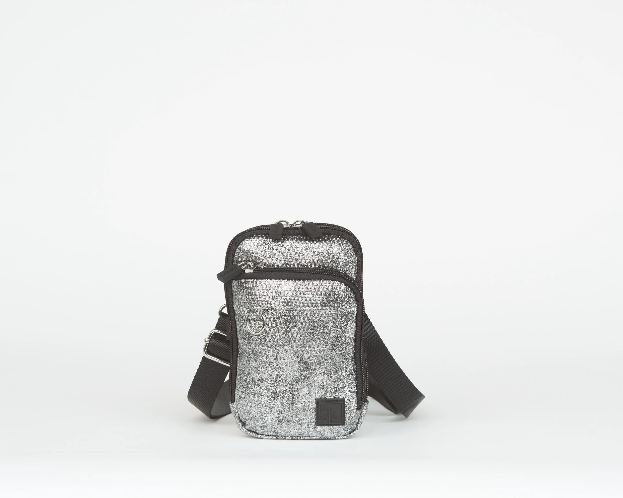 THE DAILY COMPANION RFID CROSSBODY - IRON WOVEN