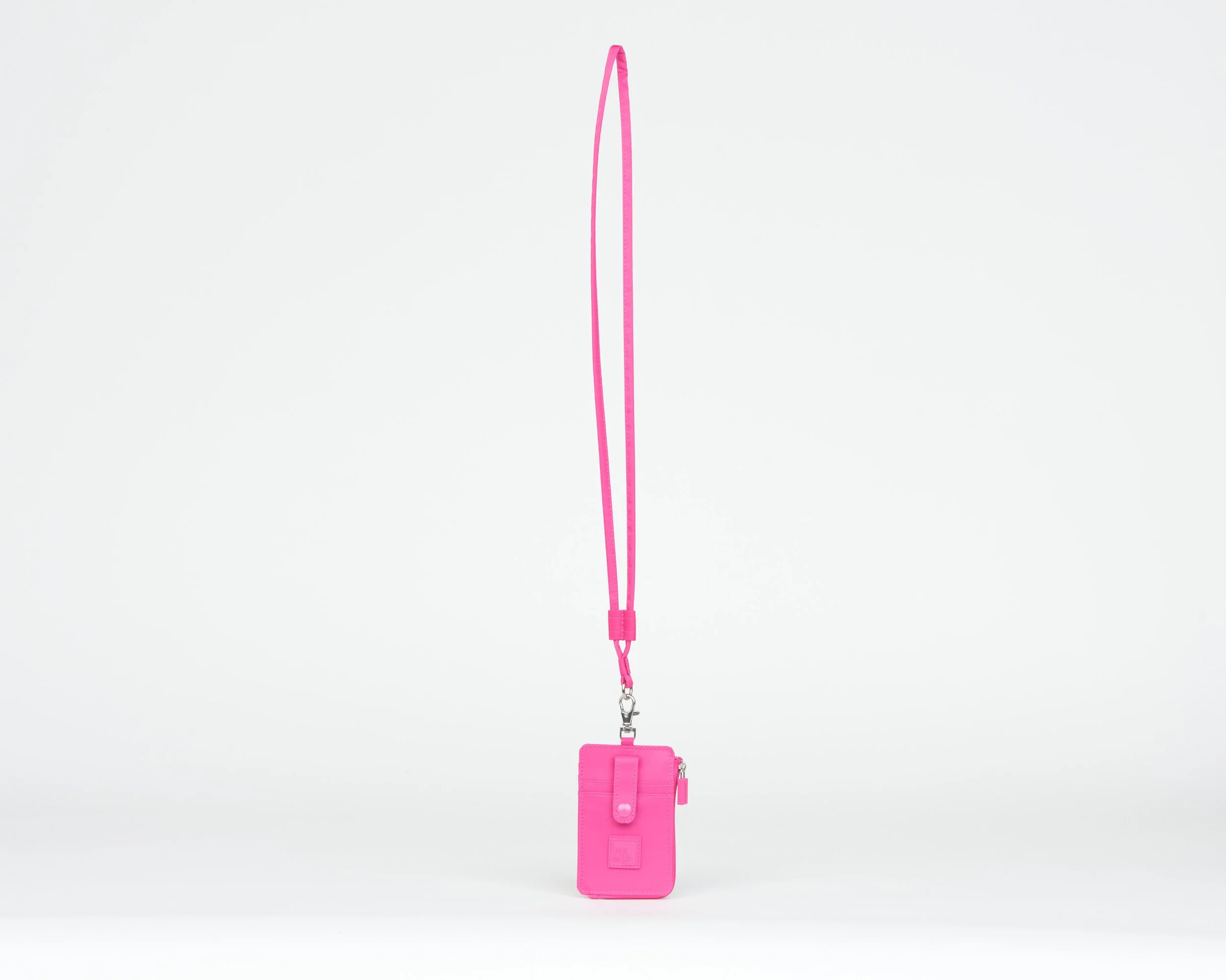 THE SET SAIL RFID LANYARD CARD CASE - RUBY BERRY