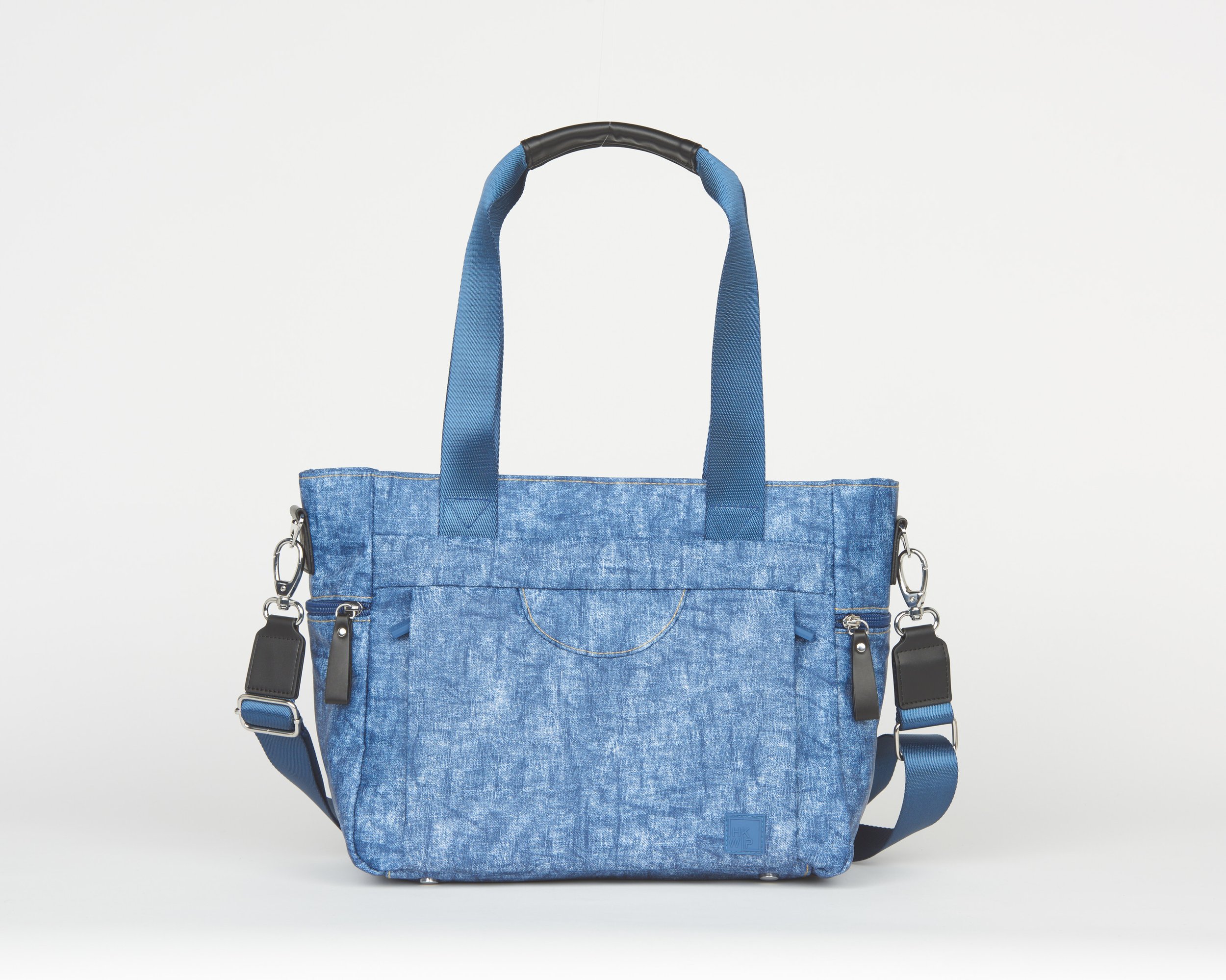 THE SHOWSTOPPER CONVERTIBLE TOTE BAG - DENIM STITCH