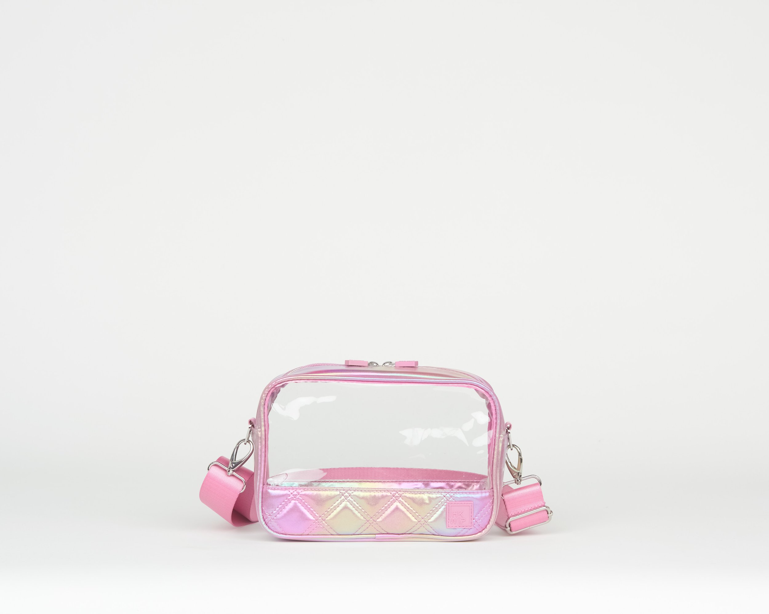 THE CRYSTAL CLEAR CROSSBODY - IRIDESCENT PINK